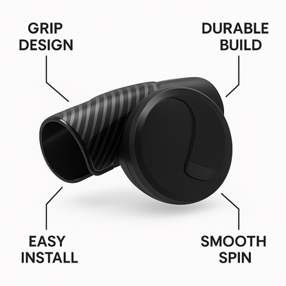 Easy-Spin Steering Knob