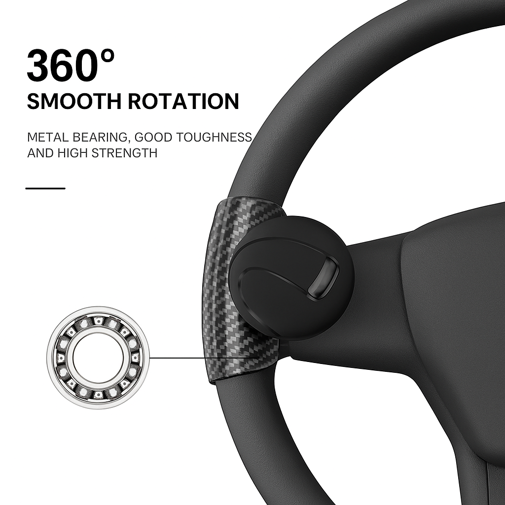 Easy-Spin Steering Knob